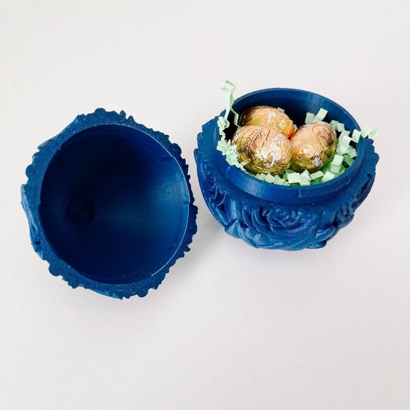 Rose-Covered Easter Eggs โ Handcrafted Party Favors, Spring Decor, Wedding Gifts - Picture 8 of 10